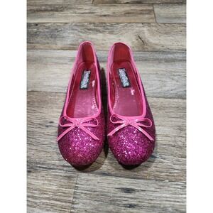 Funtasma STAR 16G Pink Glitter Sparkle Ballet Flat Bottom Shoes Costume Cos Play
